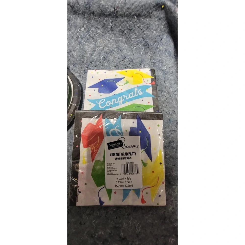 Party Supplies Grandrates Plates and Napkins‎ Set